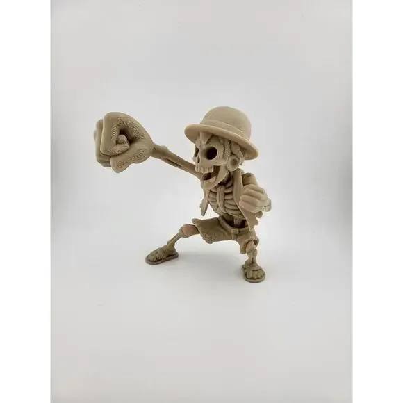 Monkey D. Luffy Skeleton Figure - One Piece Pirate King Halloween Horror - Picture 3 of 5